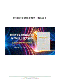 2020中国企业家价值报告.pdf