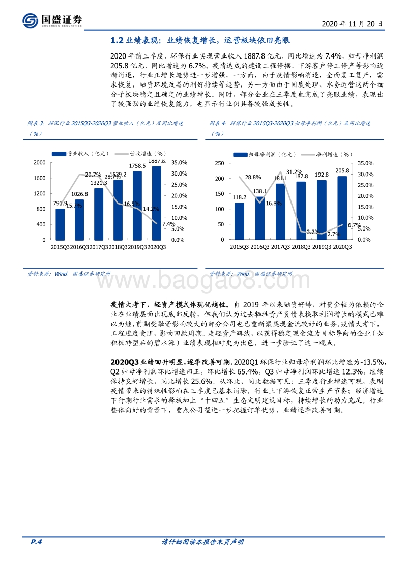 环保工程及服务2021年度策略：成长性恢复，配置价值凸显.pdf_第4页