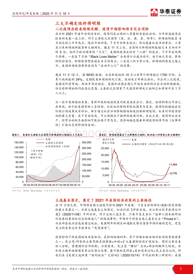 2021海外宏观展望：全球重启影响几何？.pdf_第3页