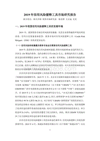 2019年信用风险缓释工具市场研究报告.pdf