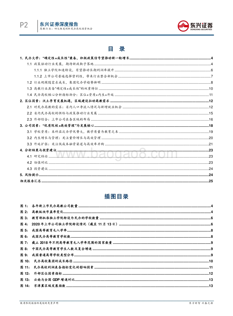 高教行业：四大维度剖析民办高校投资机会.pdf_第2页