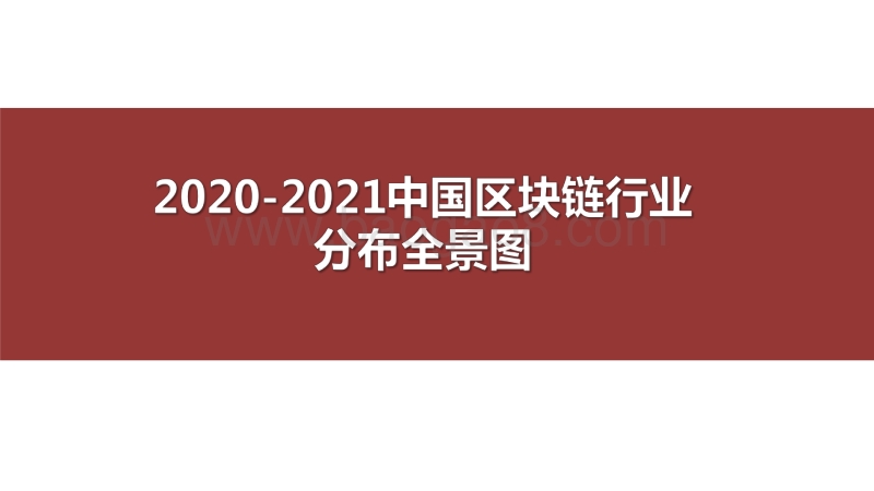 2020-2021中国区块链行业分布全景图.pdf_第1页