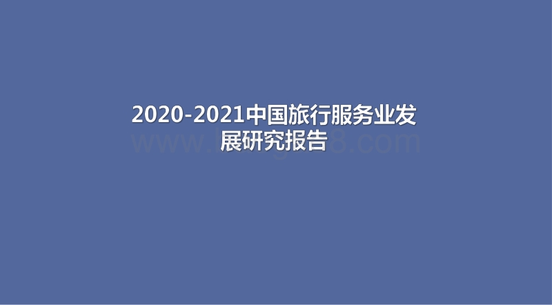 2020-2021中国旅行服务业发展研究报告.pdf_第1页