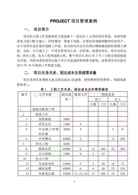 Project项目管理案例作业（word）.doc