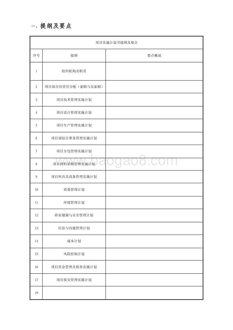 XX大厦项目实施计划书（多表）.doc_第5页