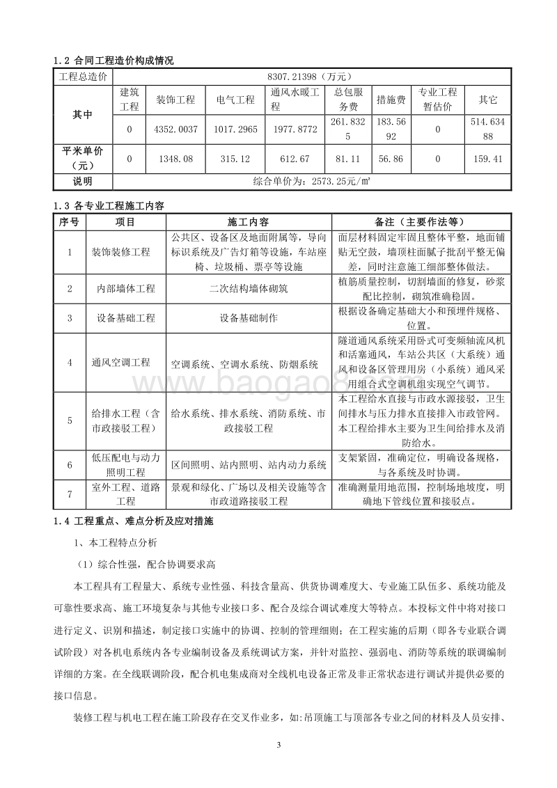 地铁装修及机电工程施工项目策划书（平面图）.doc_第5页