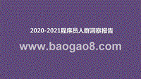 2020-2021程序员人群洞察报告.pptx