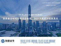 医药生物行业2021年度策略：医药黄金时代行情不会缺席，2021只是更加极致聚焦.pdf
