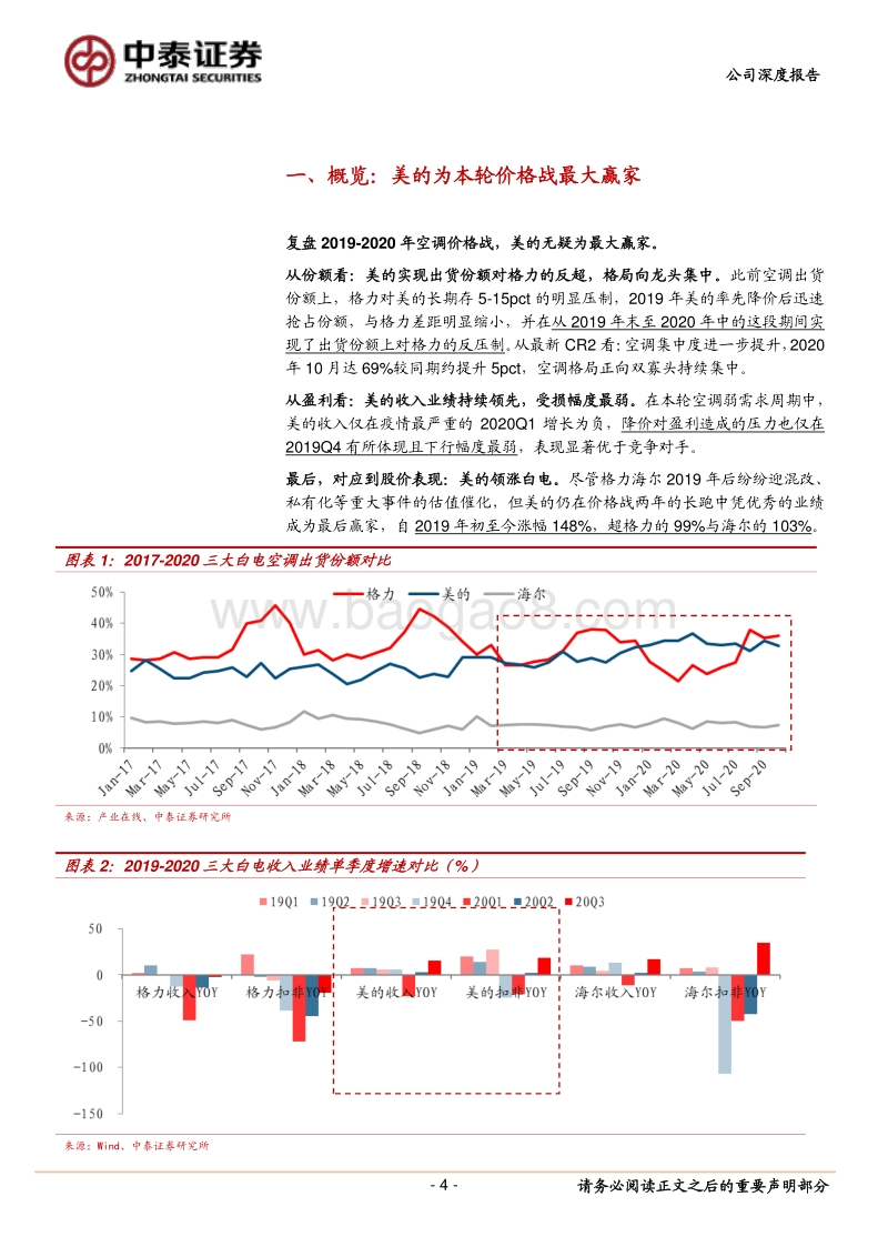 美的盈利与估值趋势探讨：成熟之外、成长持续.pdf_第4页