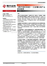 一文读懂生物产业研究框架.pdf