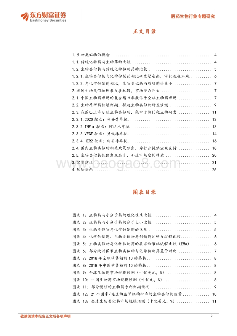 医药生物行业专题研究：百舸争流，生物类似物市场潜力巨大.pdf_第2页