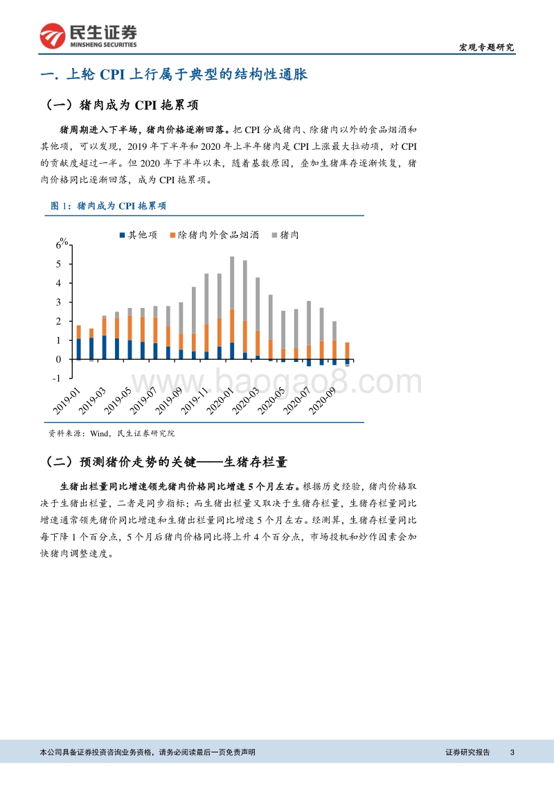为什么我们认为2021年通胀压力不大？暨2021年通胀形势展望.pdf_第3页