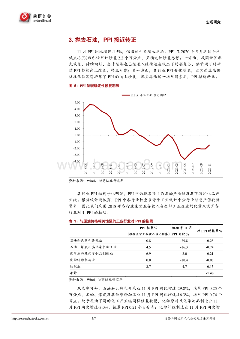 再通胀系列研究之六：CPI转负是通缩吗？.pdf_第5页