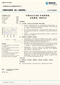 计算机行业2021年投资策略：优选赛道，聚焦龙头.pdf