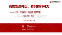 2021年钢铁行业投资策略：高端制造升级，特钢材料可为.pdf