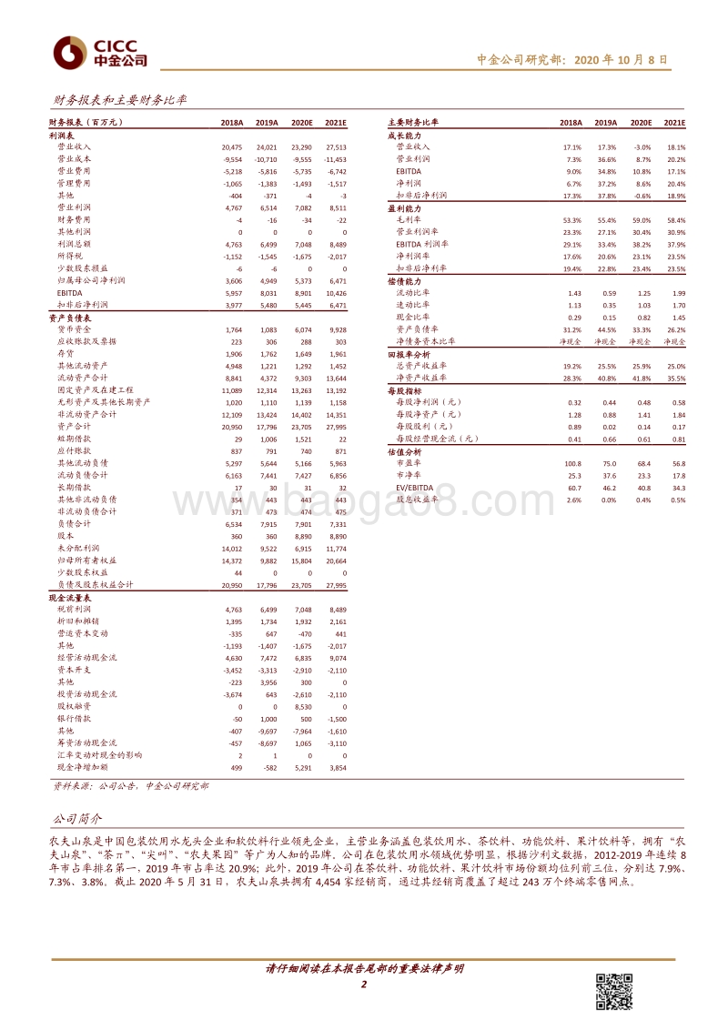 农夫山泉：综合实力铸就持续增长.pdf_第2页