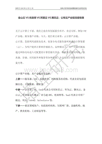 金山云VS优刻得VS阿里云VS腾讯云：公有云产业链深度梳理.pdf
