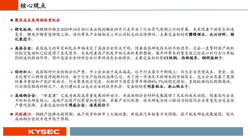 钢铁有色行业2021年度投资策略：黎明远航，聚焦成长类周期投资机会.pdf_第3页