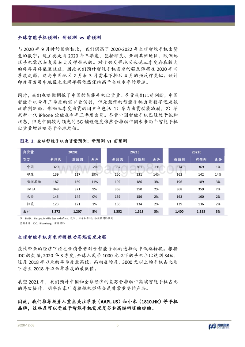 2021年科技行业展望：需求回暖上升，格局稳中有变.pdf_第5页
