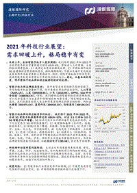 2021年科技行业展望：需求回暖上升，格局稳中有变.pdf