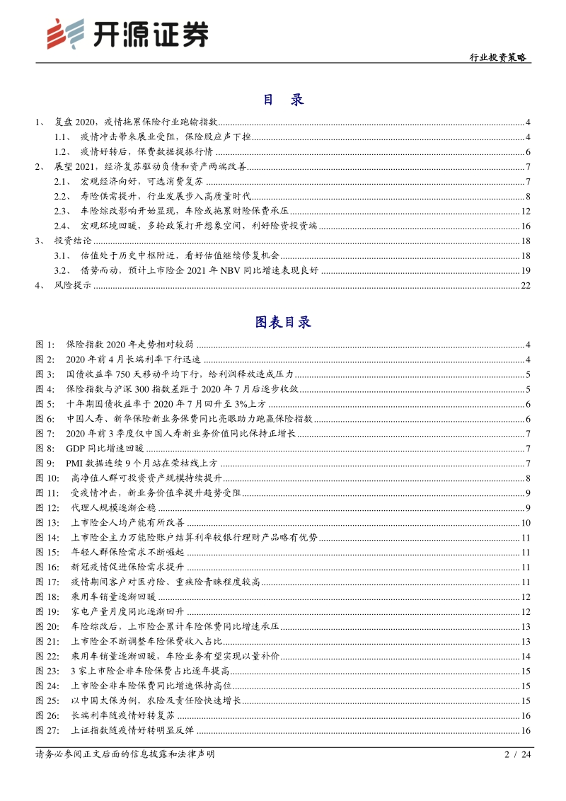 保险行业2021年度投资策略：借势而动，负债资产两端回暖.pdf_第2页