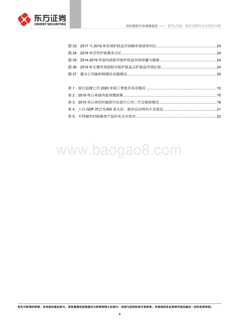 纺服及时尚消费2021年度投资策略：复苏创新，看好品牌龙头结构性行情.pdf_第4页