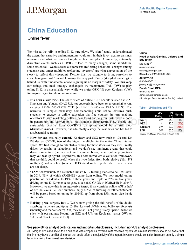 中国教育行业：线上教育热潮（英文版）.pdf_第1页