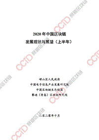 2020年上半年中国区块链发展现状与展望.pdf