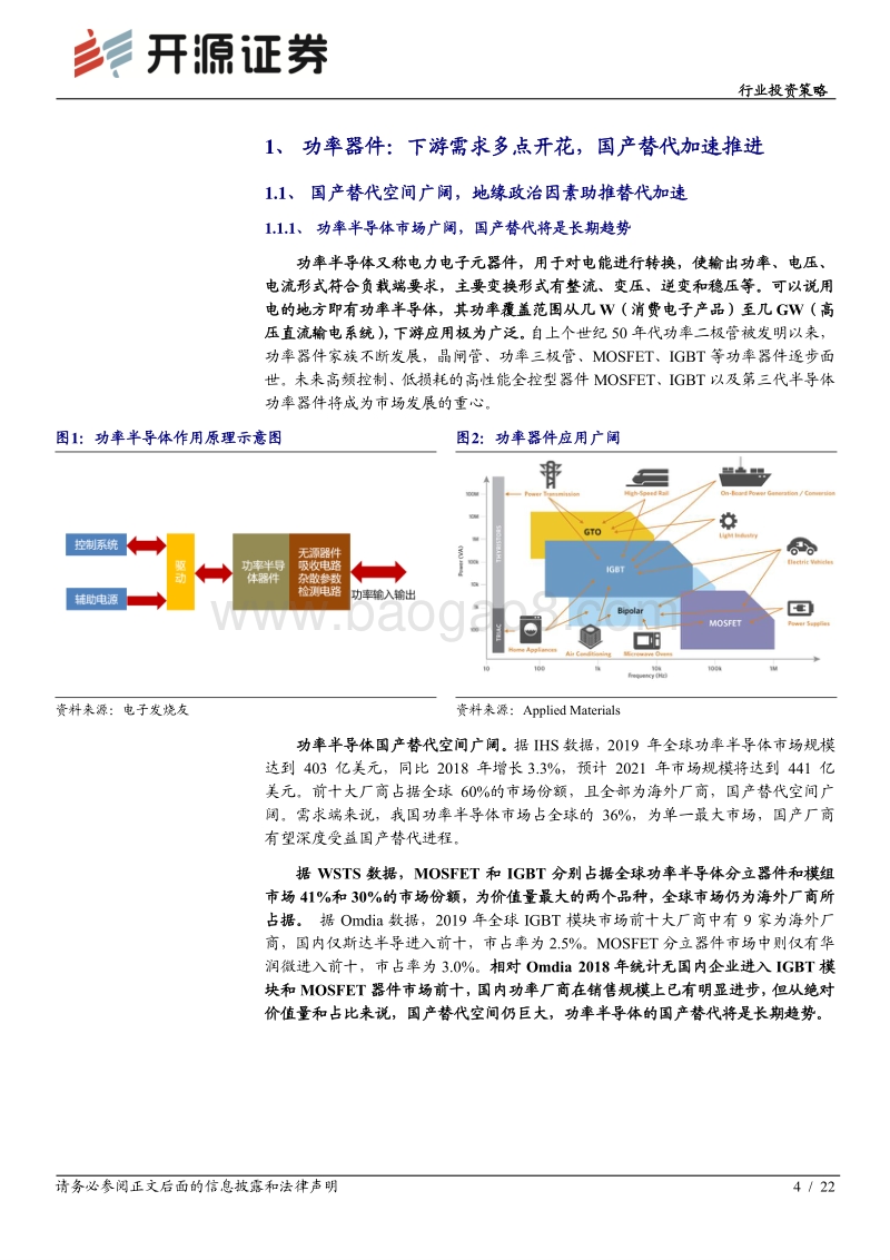 分立器件行业投资策略：行业景气高增长，国产替代正当时.pdf_第4页
