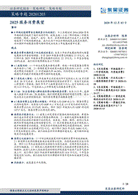 2025服务消费展望.pdf