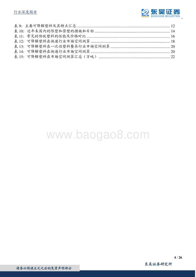 可降解塑料行业深度研究报告：禁塑政策加码，可降解塑料迎500亿元市场空间.pdf_第4页