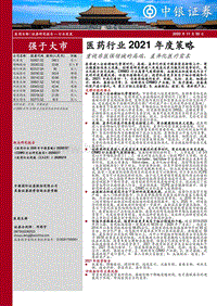 医药行业2021年度策略：重视非医保领域的高端、差异化医疗需求.pdf