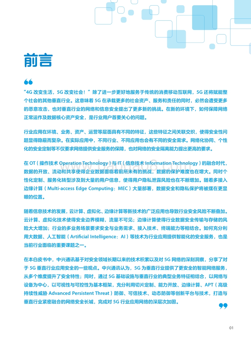 中兴通讯5G行业应用安全白皮书.pdf_第2页