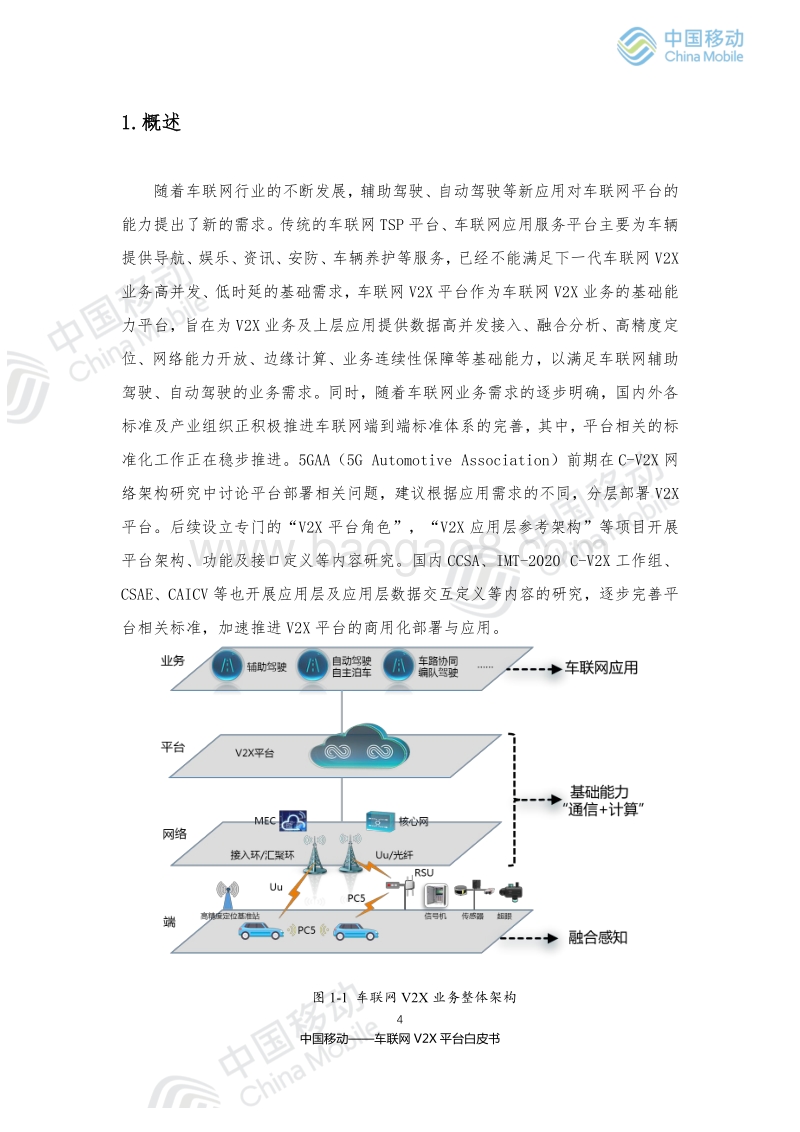 2019年中国移动车联网V2X平台白皮书.pdf_第4页