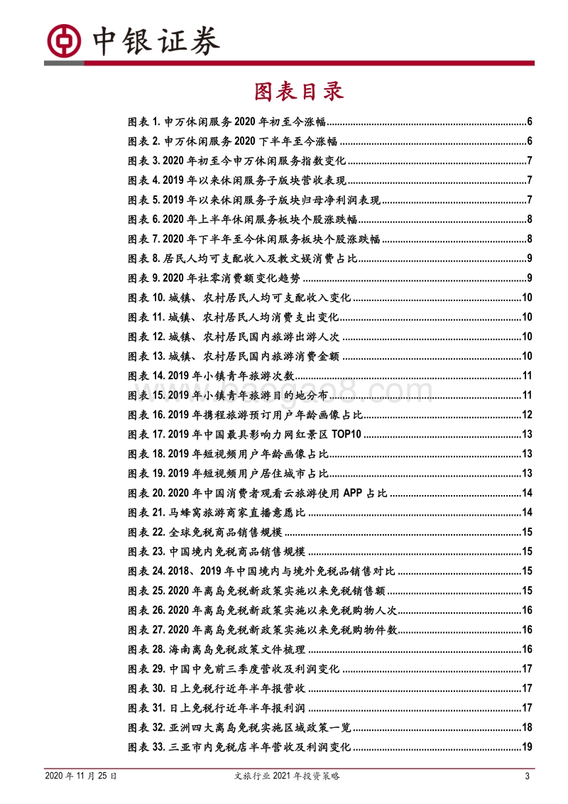 文旅行业2021年投资策略：关注确定赛道龙头，注重文旅需求变化.pdf_第3页