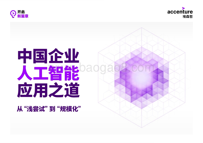 中国企业人工智能应用之道：从“浅尝试”到“规模化”.pdf_第1页