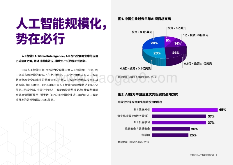 中国企业人工智能应用之道：从“浅尝试”到“规模化”.pdf_第3页