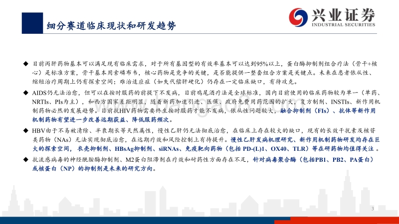 抗病毒药物深度报告：新冠映射下的价值洼地，攻坚正当时.pdf_第3页
