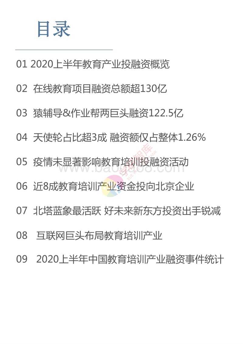2020上半年中国教育培训产业投融资报告.pdf_第2页