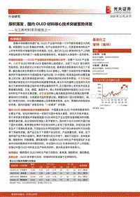 化工新材料系列报告之一：厚积薄发，国内OLED材料核心技术突破蓄势待发.pdf