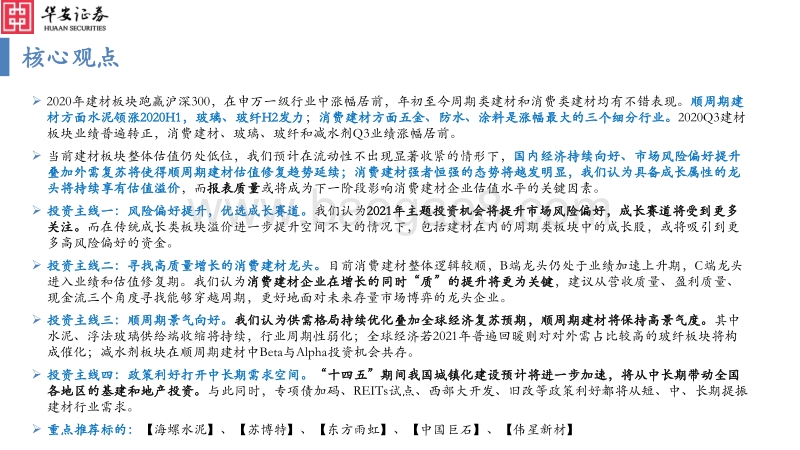 2021建材行业年度投资策略：穿越周期，找寻成长.pdf_第2页