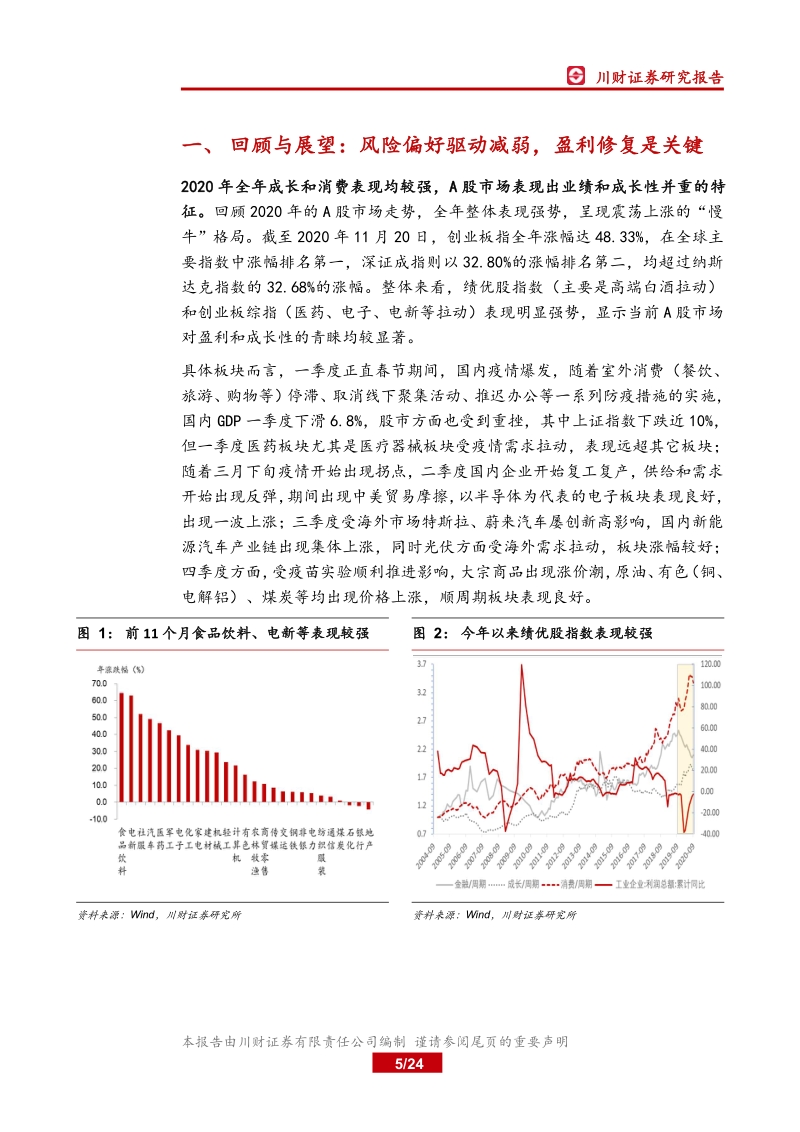 2021年A股市场展望：盈利持续修复，业绩占据主导.pdf_第5页