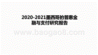 2020-2021墨西哥的普惠金融与支付研究报告.pptx