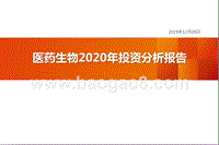 医药生物2020年投资分析报告.pptx