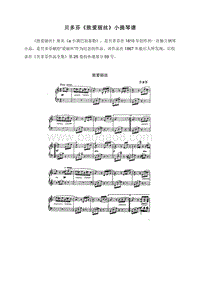 贝多芬《致爱丽丝》小提琴谱.doc