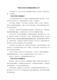 行政文员实习自我鉴定要怎么写.doc