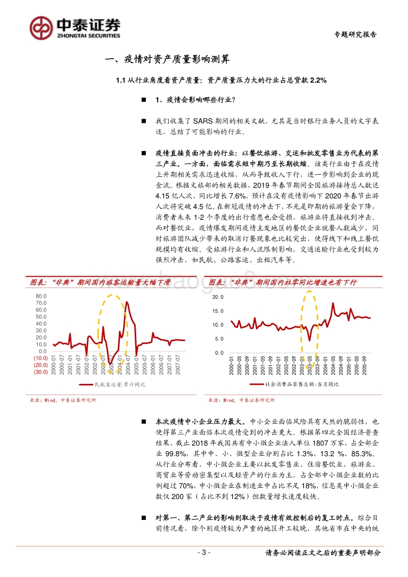 深度！疫情对银行基本面影响的测算：稳健性依旧.pdf_第3页