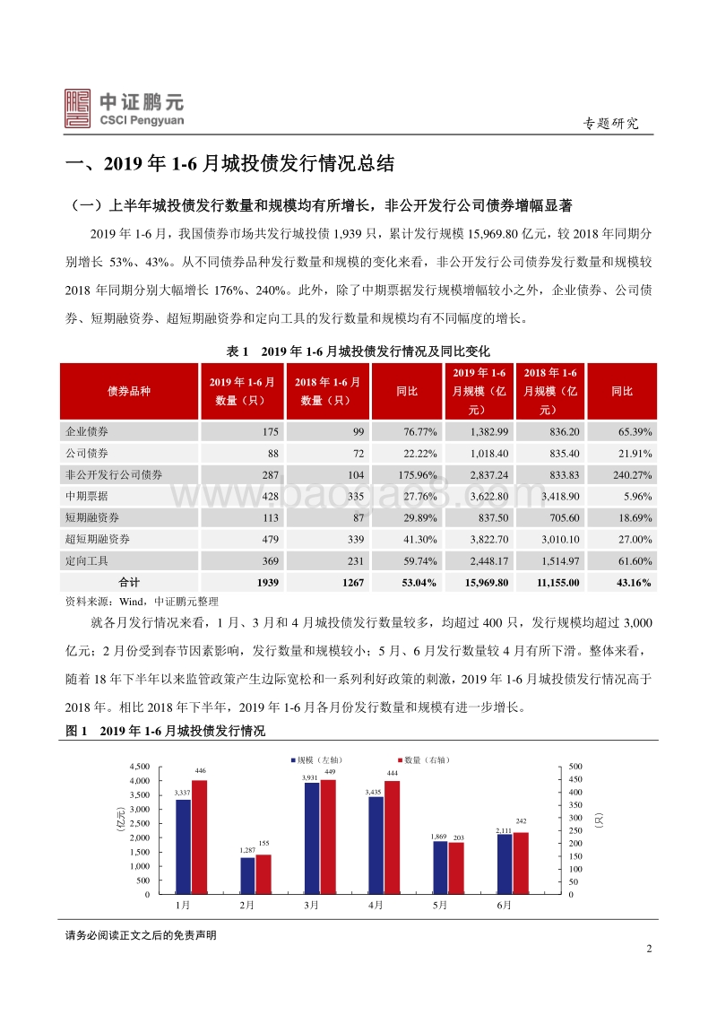 城投债2019年上半年发行总结与下半年发行展望.pdf_第2页