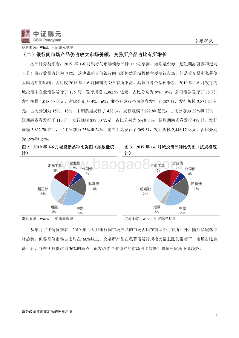 城投债2019年上半年发行总结与下半年发行展望.pdf_第3页