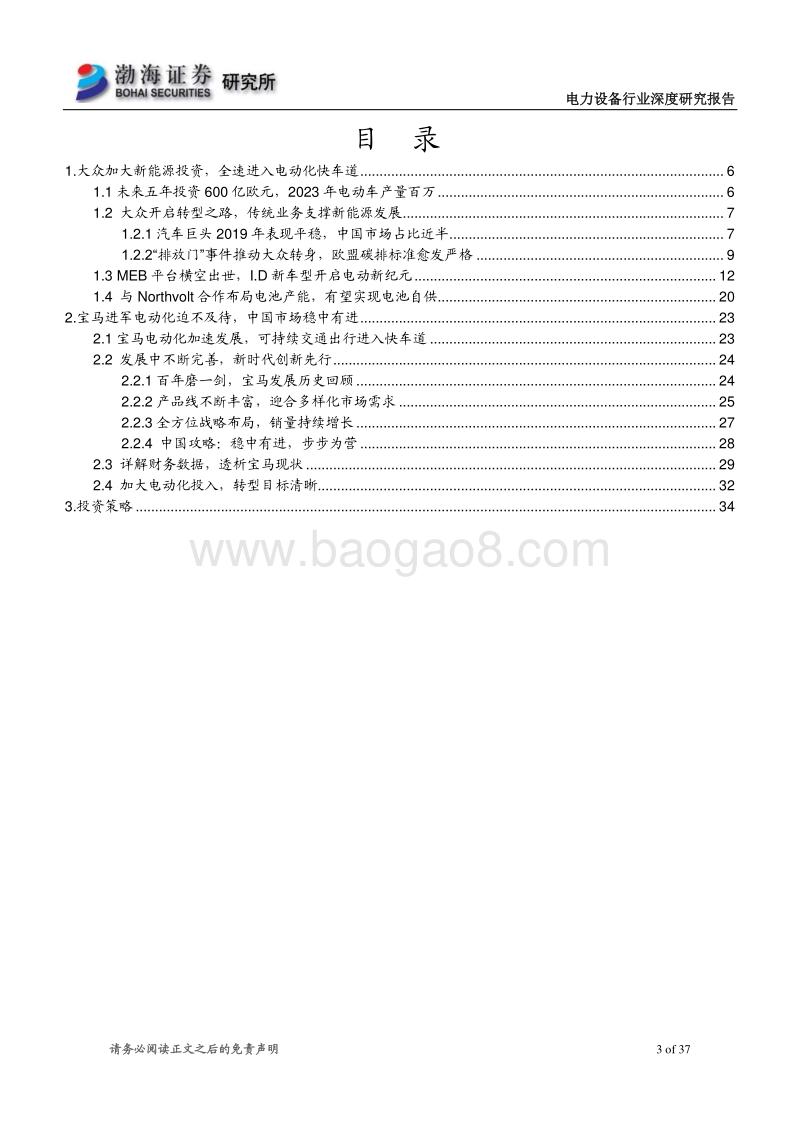 2020电动车全球化前瞻系列（一）：大众宝马全力转身，欧洲电动化趋势不可逆转.pdf_第3页